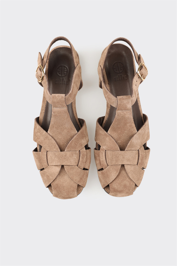 Vizon deri kadın günlük ayakkabı, günlük kullanım için - Elle Shoes