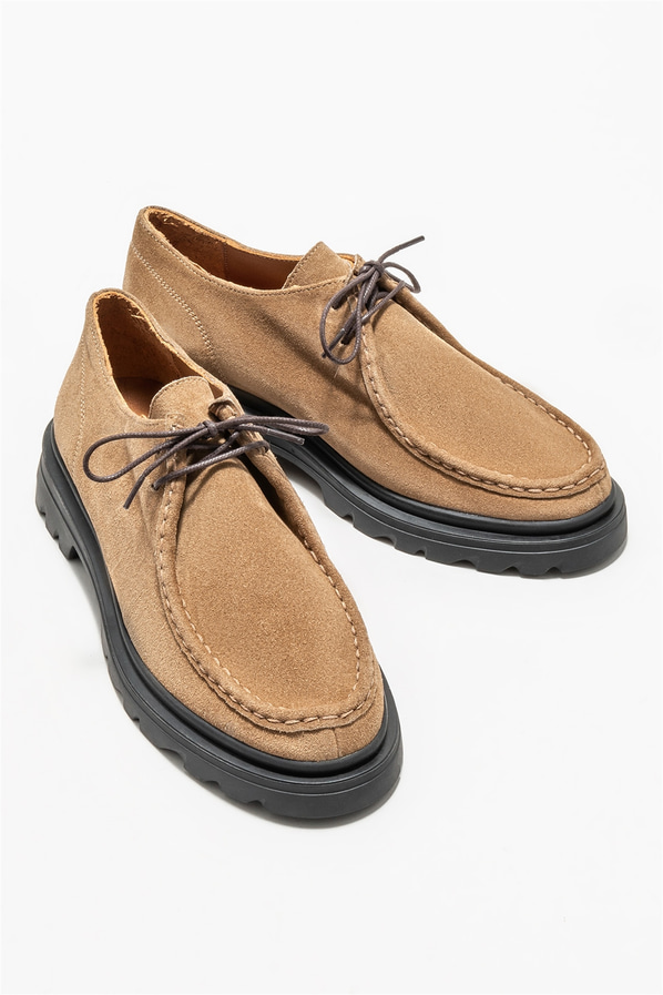 Vizon deri kadın günlük ayakkabı, günlük kullanım için - Elle Shoes