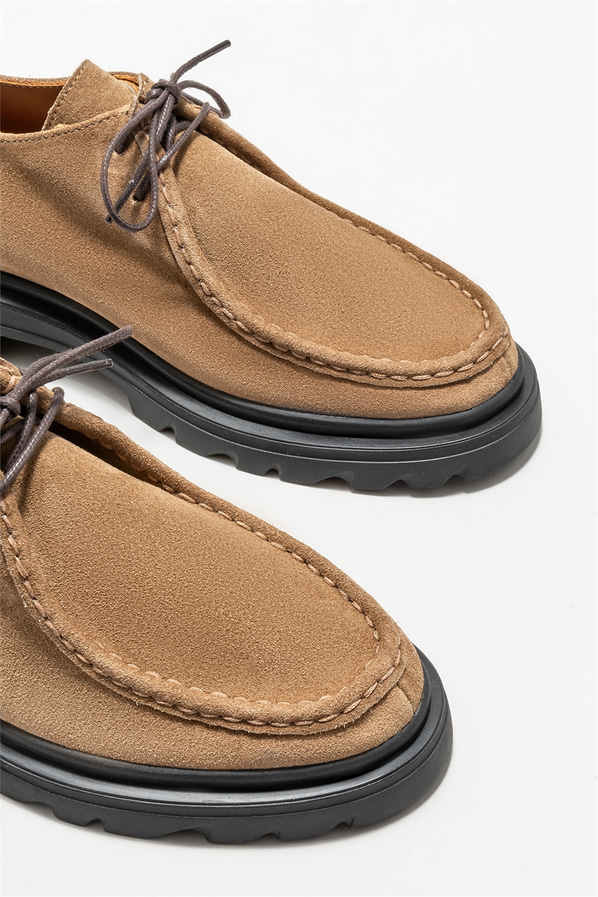 Vizon deri kadın günlük ayakkabı, günlük kullanım için - Elle Shoes