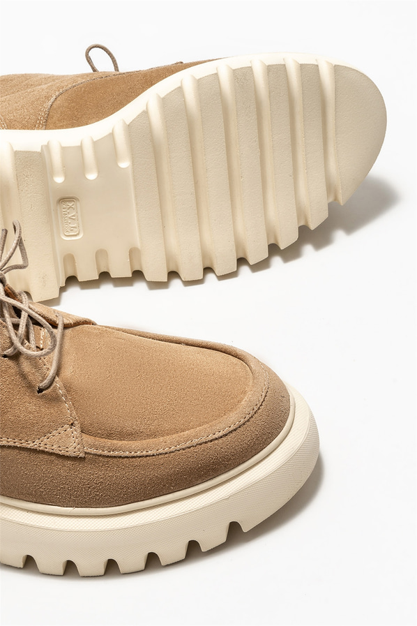 Vizon deri kadın bot, günlük kullanım için - Elle Shoes