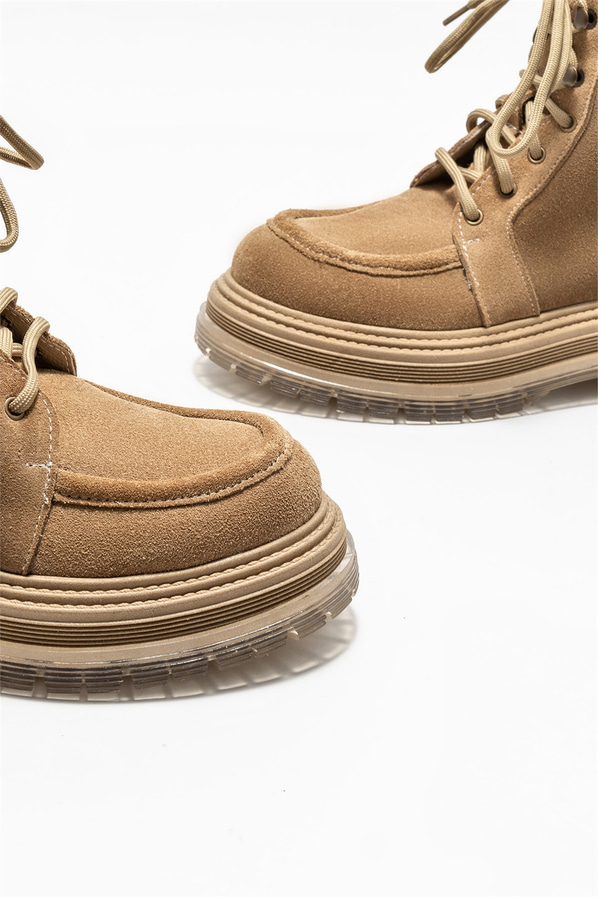 Vizon deri kadın bot, günlük kullanım için - Elle Shoes