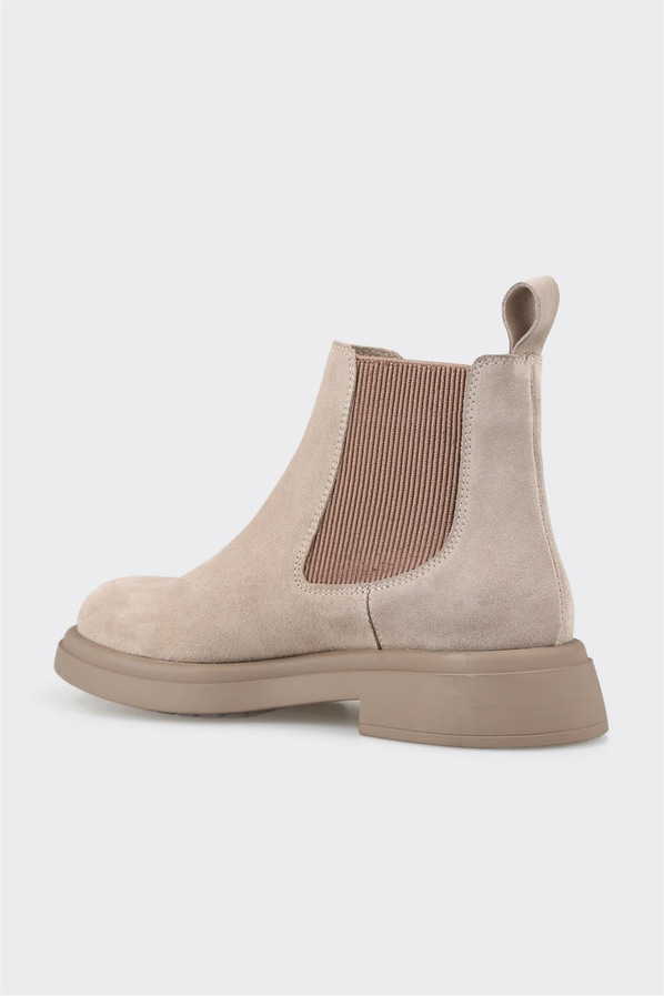 Vizon deri kadın bot, günlük kullanım için - Elle Shoes
