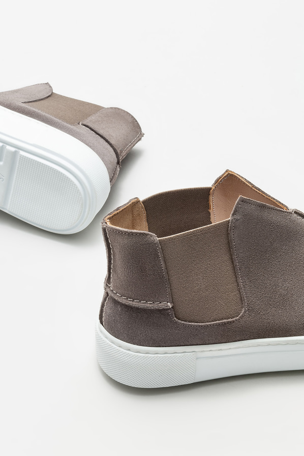 Vizon deri kadın bot, günlük kullanım için - Elle Shoes