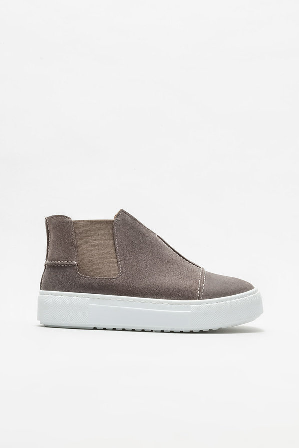 Vizon deri kadın bot, günlük kullanım için - Elle Shoes