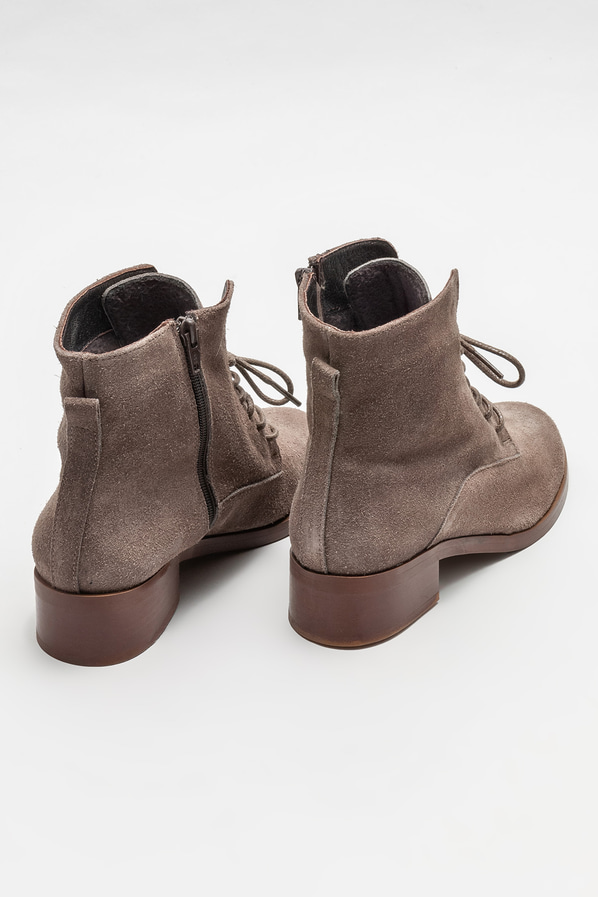 Vizon deri kadın bot, klasik stil için - Elle Shoes