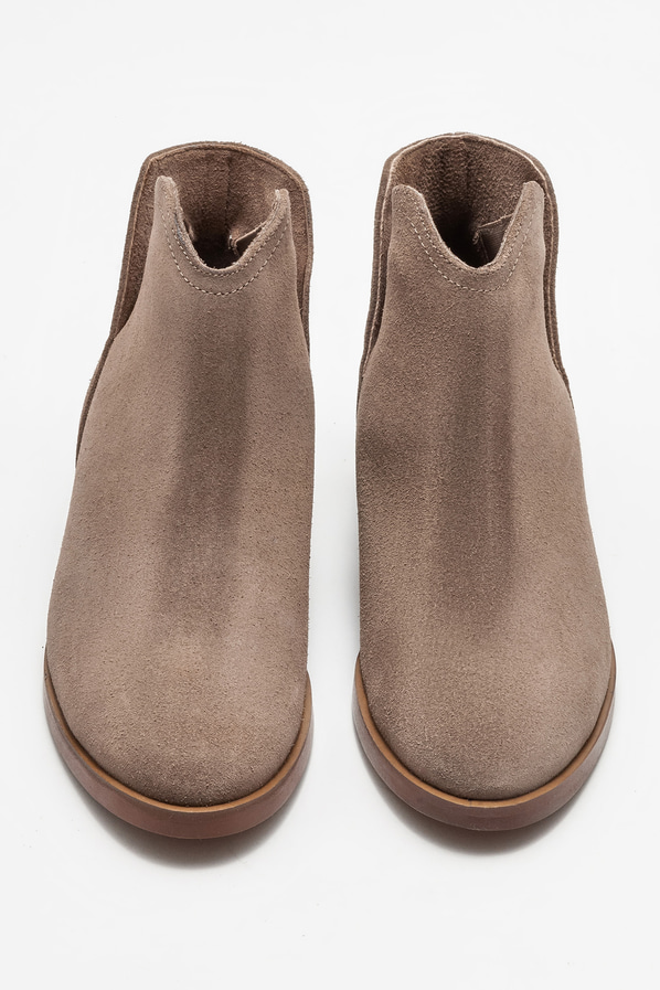 Vizon deri kadın bot, klasik stil için - Elle Shoes