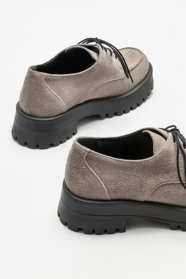 Vizon deri kadın oxford - Elle Shoes