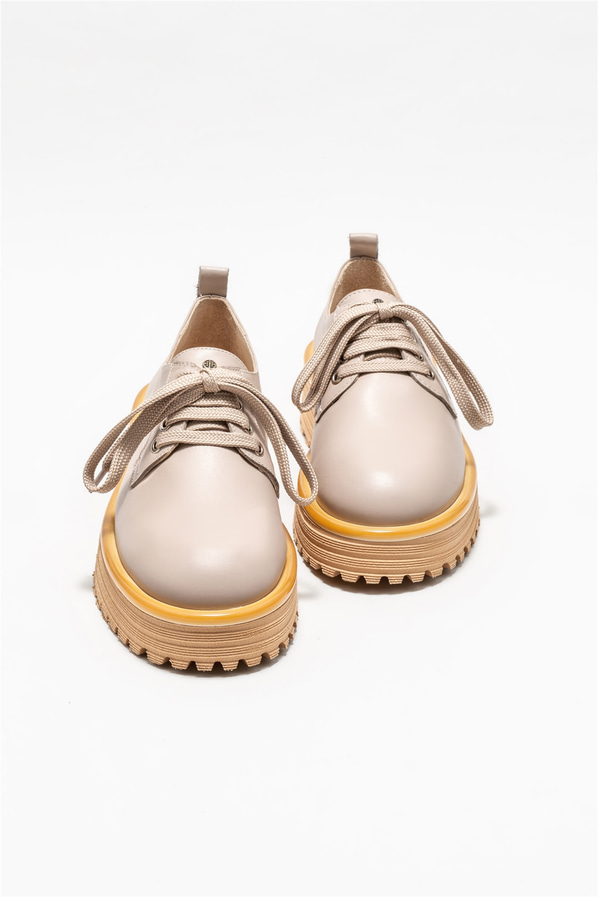 Vizon deri kadın ayakkabı - Elle Shoes