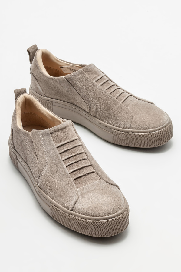 Vizon deri kadın spor ayakkabı - Elle Shoes