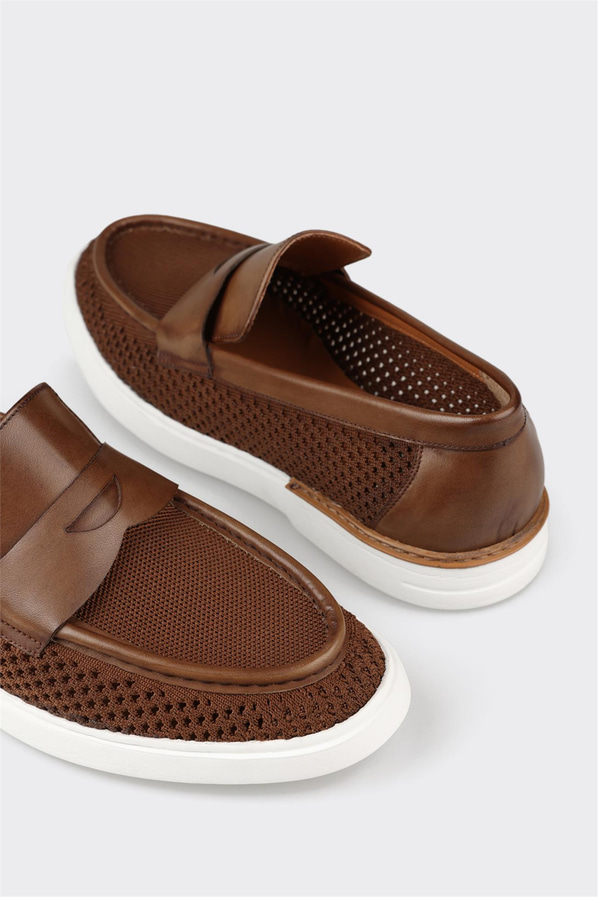 Vizon erkek loafer, günlük kullanım için - Elle Shoes