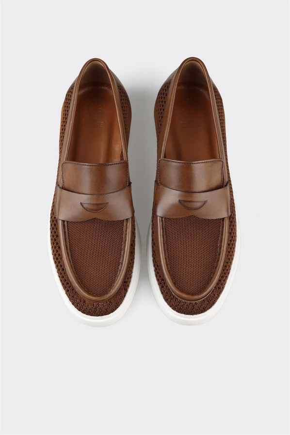 Vizon erkek loafer, günlük kullanım için - Elle Shoes