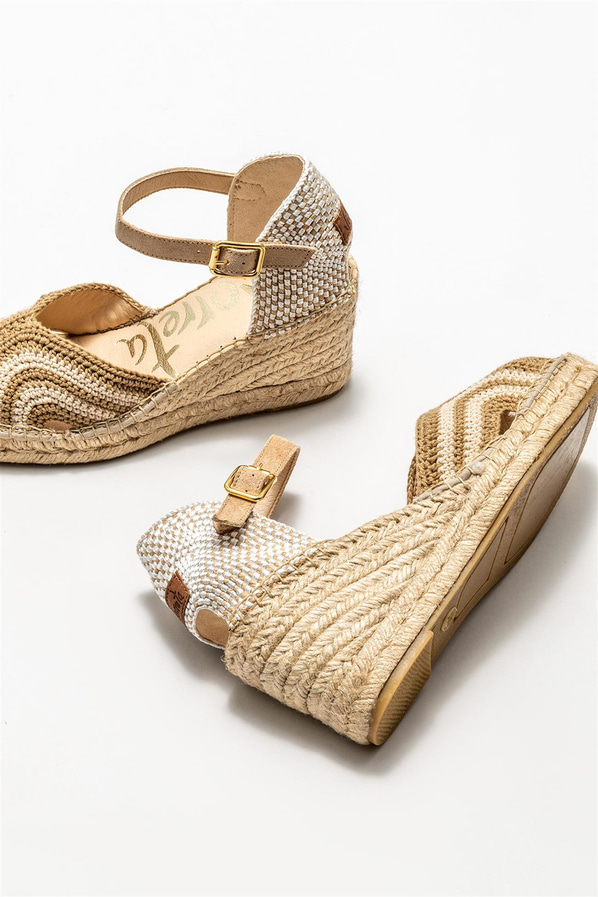 Vizon dolgu topuklu kadın ayakkabı - Elle Shoes
