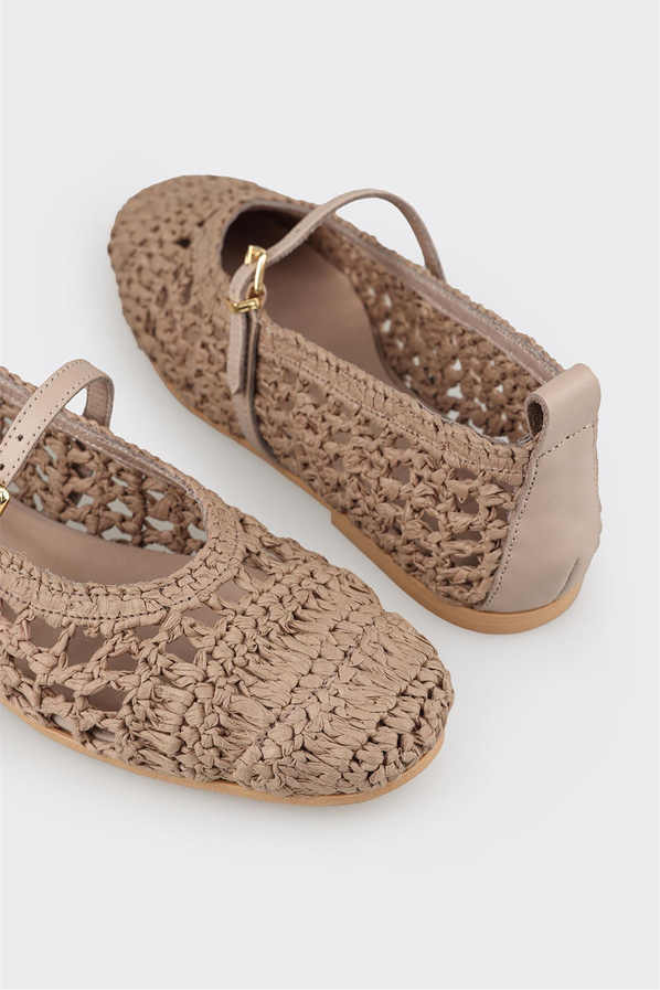 Vizon kadın babet, günlük kullanım için - Elle Shoes