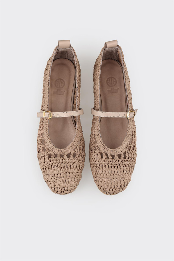 Vizon kadın babet, günlük kullanım için - Elle Shoes