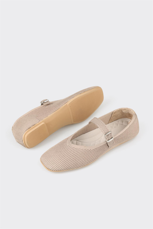 Vizon kadın babet, günlük kullanım için - Elle Shoes