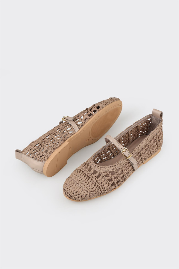 Vizon kadın babet, günlük kullanım için - Elle Shoes