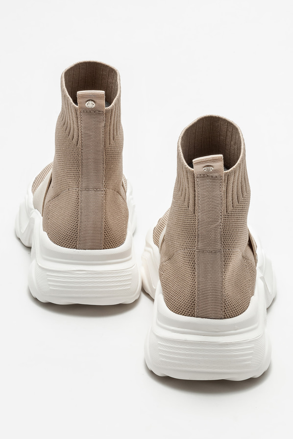 Vizon düz kadın bot, günlük kullanım için - Elle Shoes