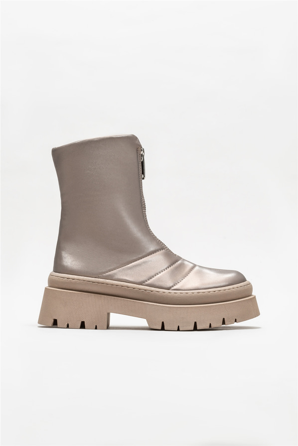 Vizon düz kadın bot, günlük kullanım için - Elle Shoes