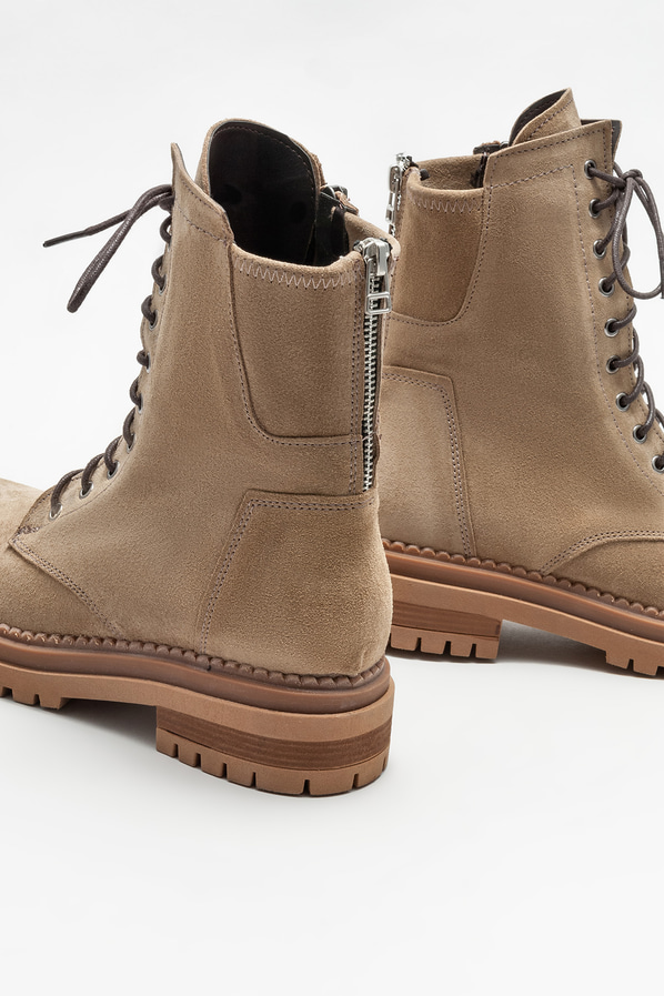 Vizon düz kadın bot, günlük kullanım için - Elle Shoes