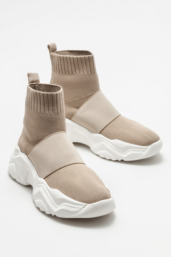 Vizon düz kadın bot, günlük kullanım için - Elle Shoes
