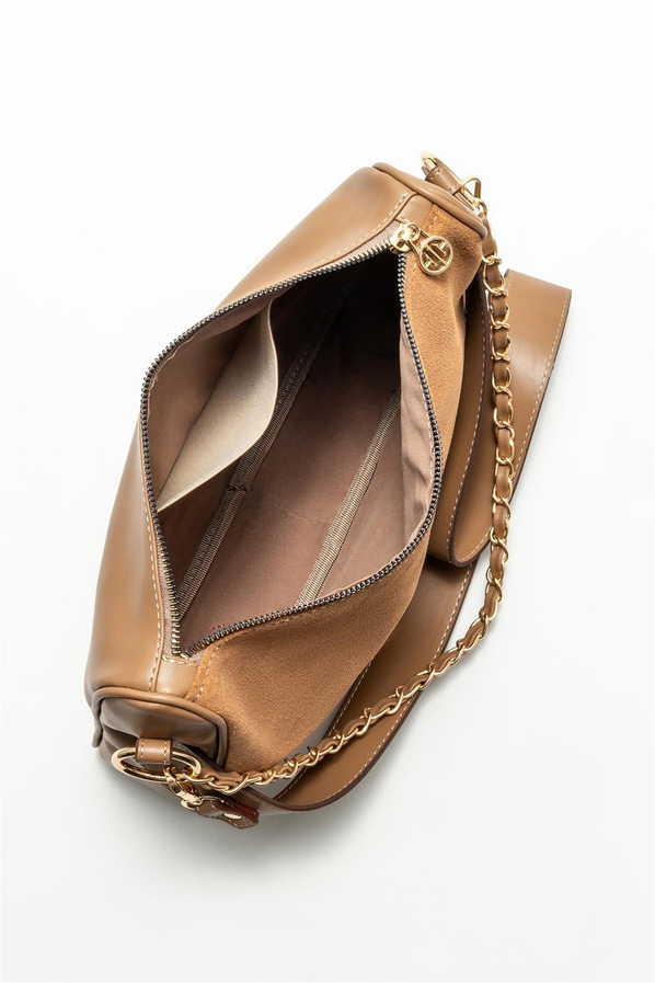 Vizon kadın omuz çantası - Elle Shoes