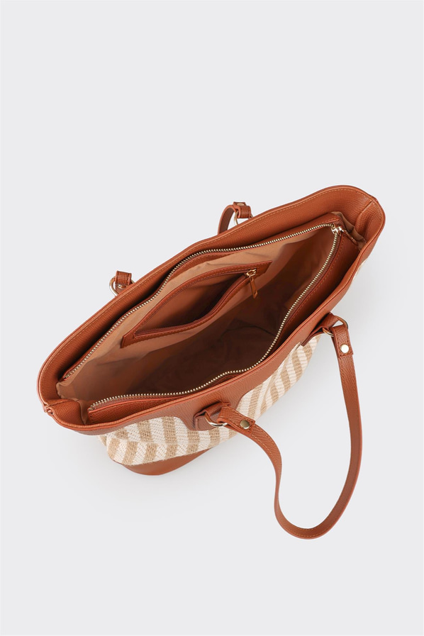 Vizon kadın omuz çantası - Elle Shoes