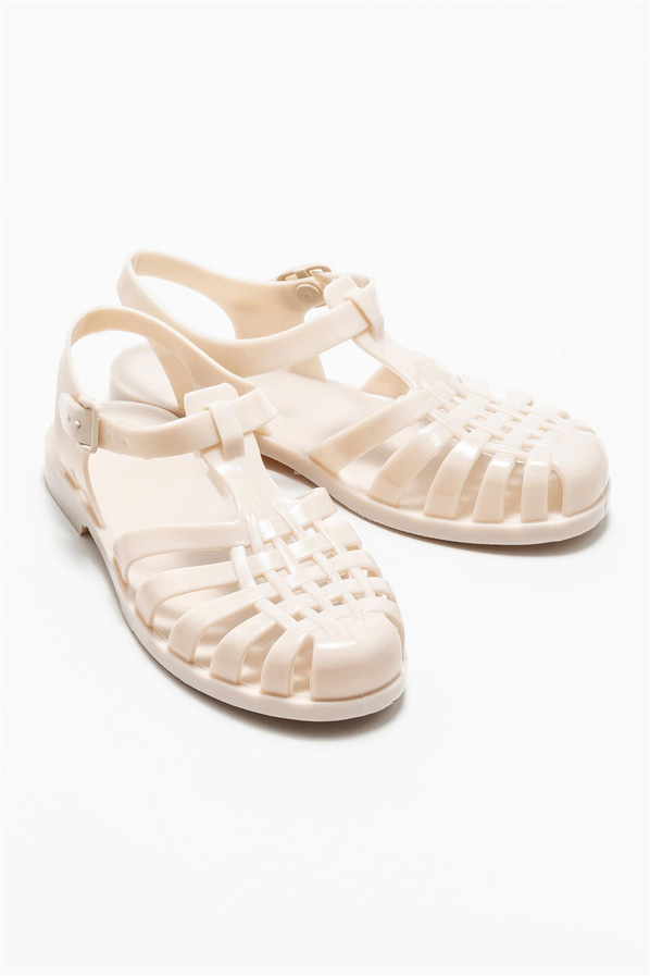 Vizon kadın düz sandalet - Elle Shoes