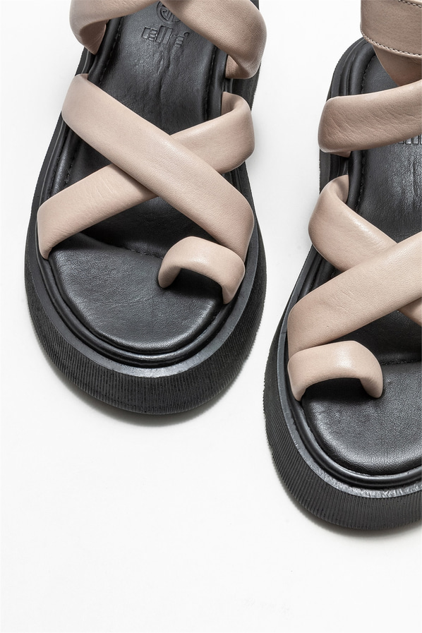 Vizon kadın sandalet - Elle Shoes