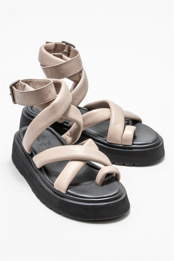 Vizon kadın sandalet - Elle Shoes