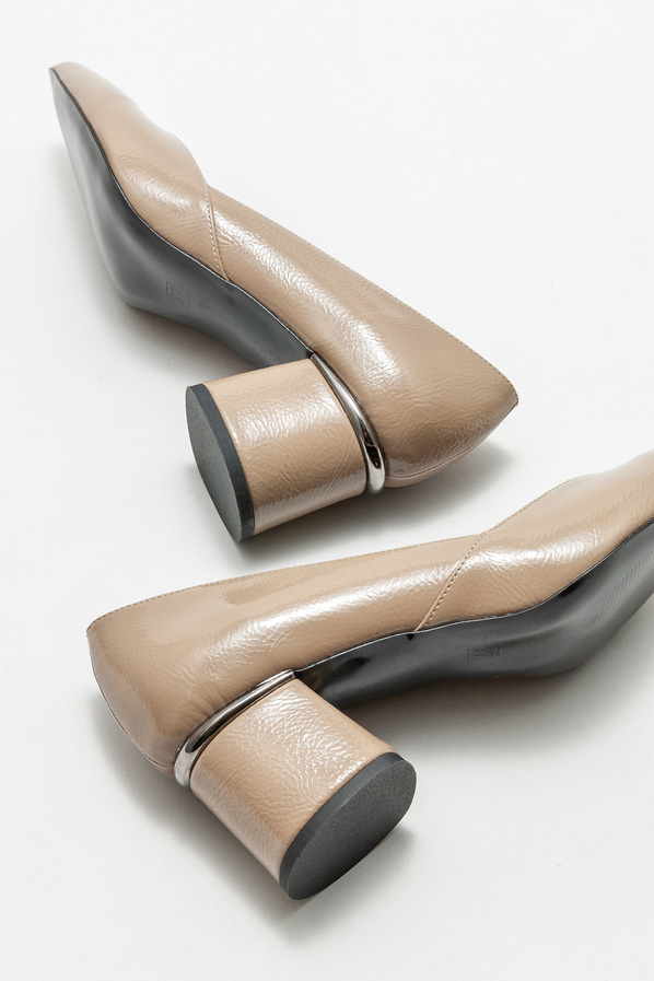 Vizon topuklu kadın ayakkabı - Elle Shoes