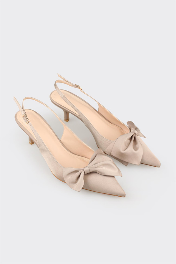 Vizon topuklu kadın ayakkabı - Elle Shoes
