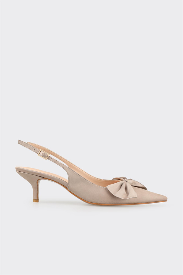 Vizon topuklu kadın ayakkabı - Elle Shoes