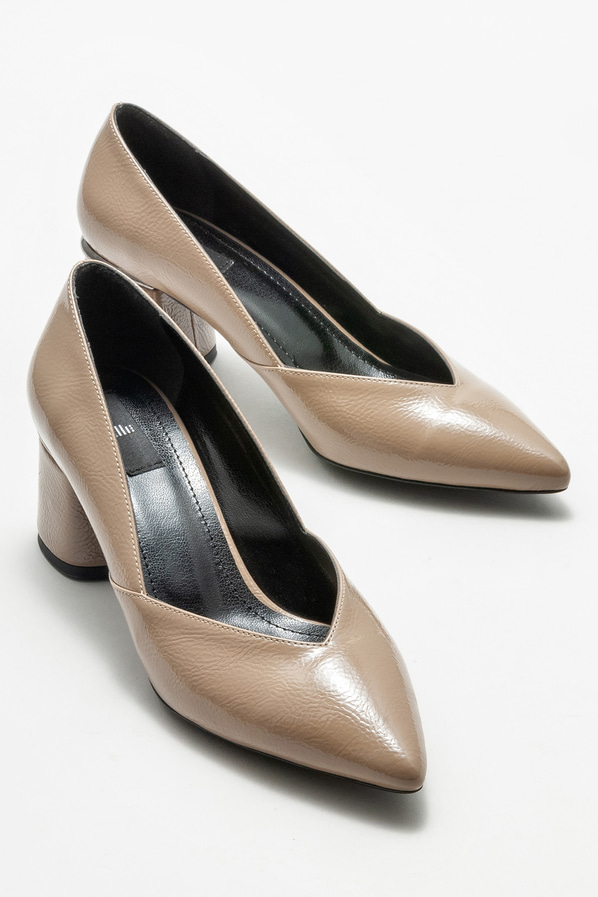 Vizon topuklu kadın ayakkabı - Elle Shoes