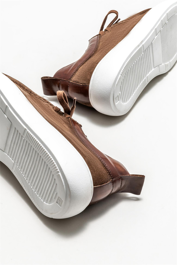 Vizon deri erkek günlük ayakkabı, günlük kullanım için - Elle Shoes