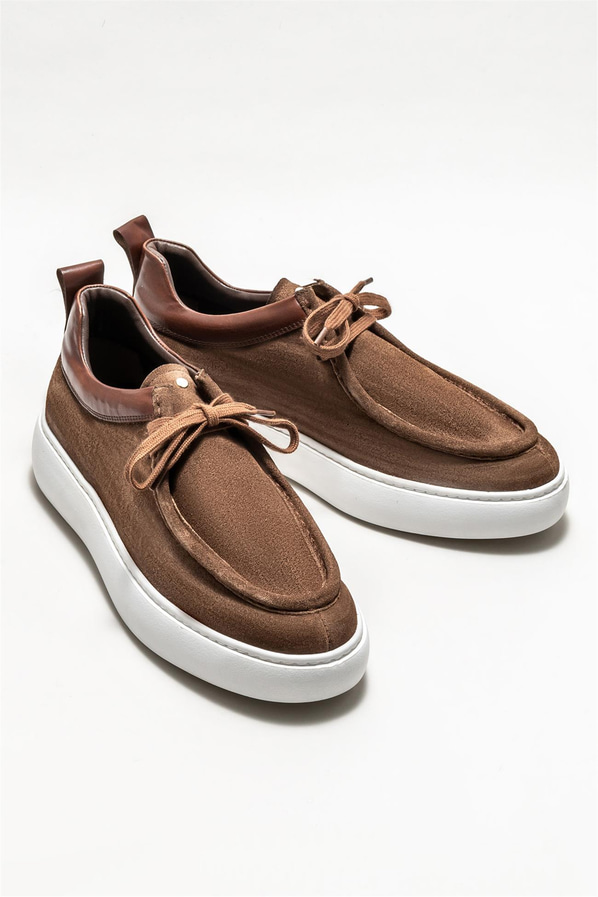 Vizon deri erkek günlük ayakkabı, günlük kullanım için - Elle Shoes