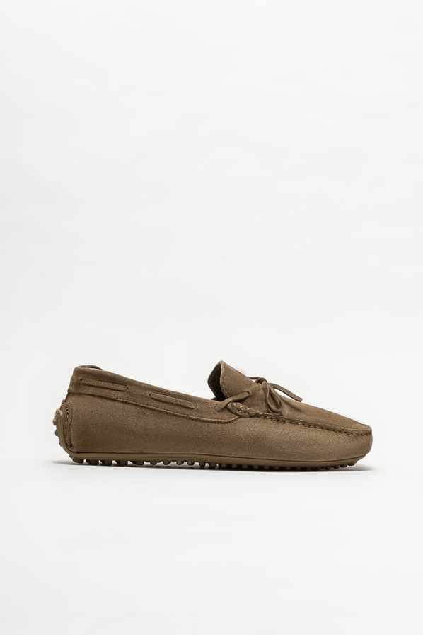 Yeşil deri erkek loafer, günlük kullanım için - Elle Shoes