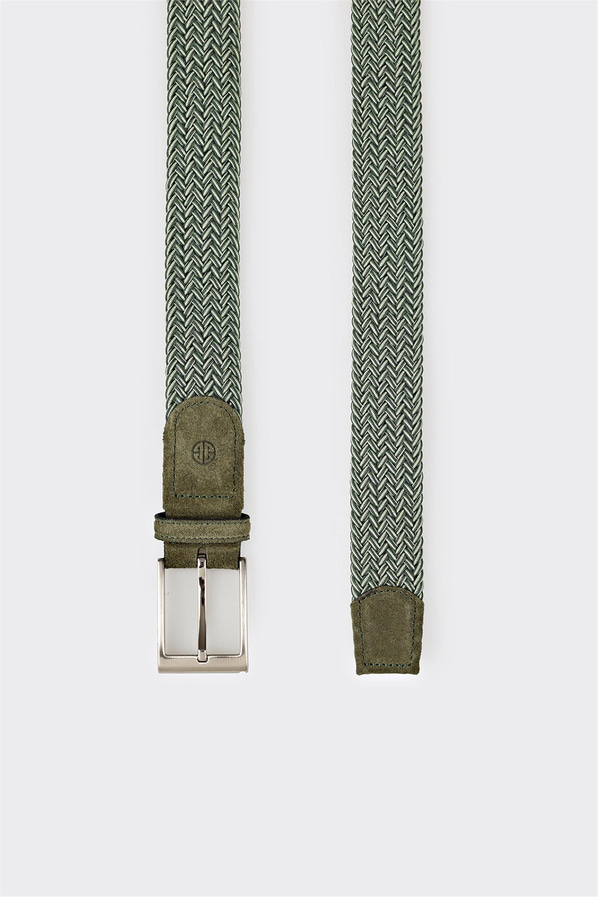 Yeşil Deri Erkek Kemer