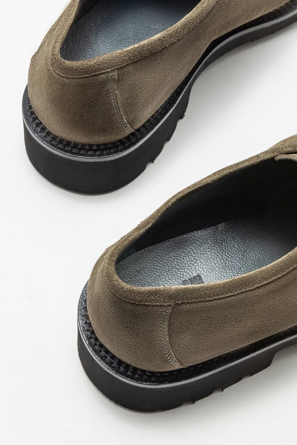 Yeşil deri erkek klasik ayakkabı - Elle Shoes