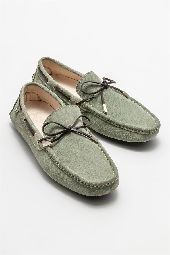 Yeşil erkek günlük ayakkabı, günlük kullanım için - Elle Shoes