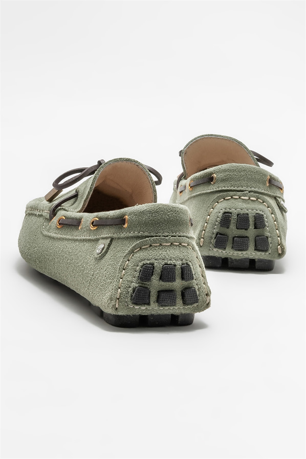 Yeşil erkek günlük ayakkabı, günlük kullanım için - Elle Shoes