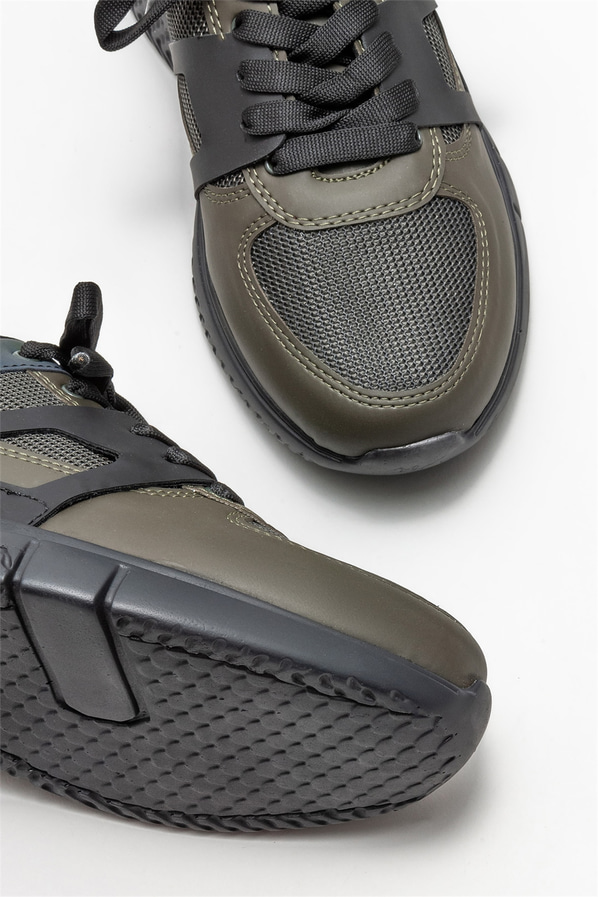 Yeşil erkek spor ayakkabı - Elle Shoes