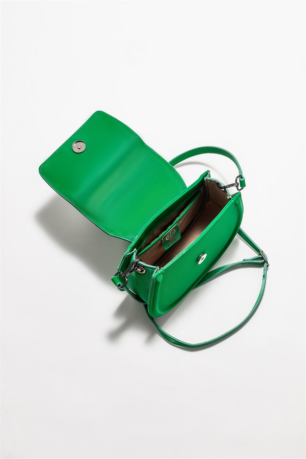 Yeşil kadın çapraz çanta - Elle Shoes