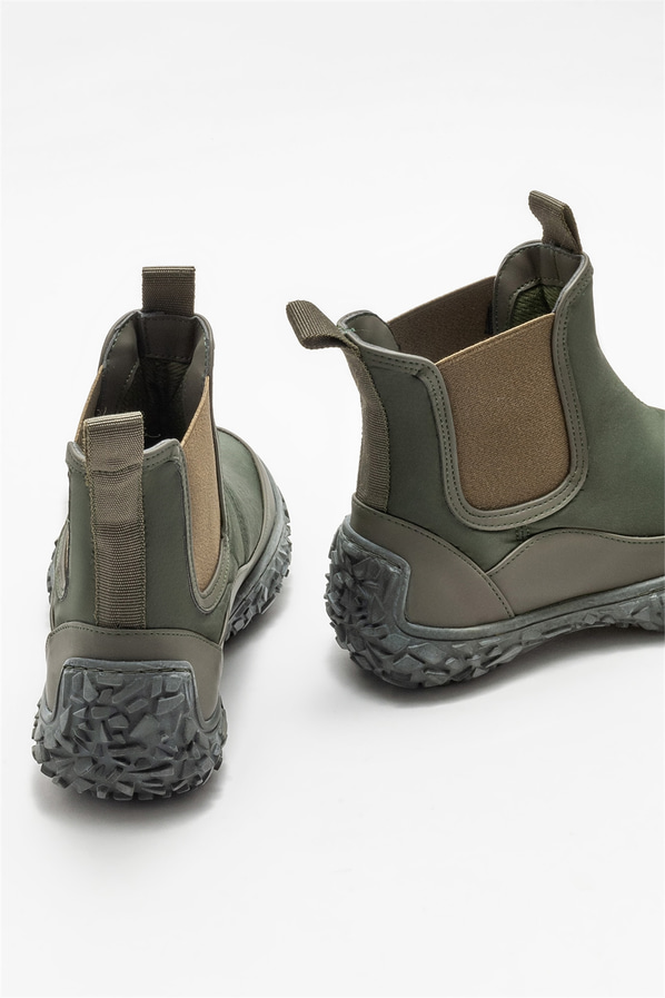 Yeşil düz kadın bot - Elle Shoes