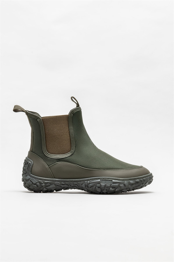 Yeşil düz kadın bot - Elle Shoes