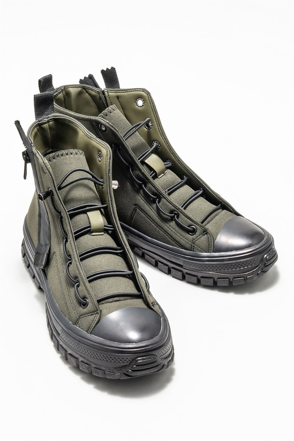Yeşil kadın bot, günlük kullanım için - Elle Shoes