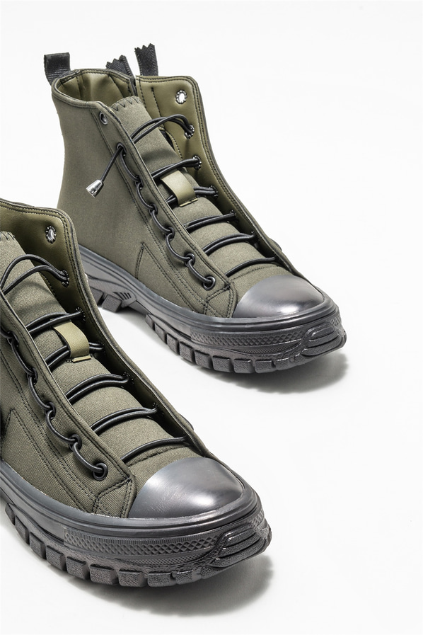 Yeşil kadın bot, günlük kullanım için - Elle Shoes