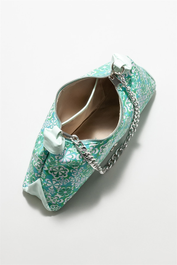 Yeşil kadın omuz çantası - Elle Shoes