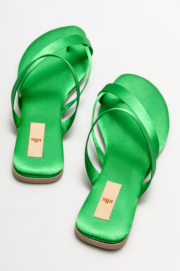 Yeşil kadın terlik - Elle Shoes