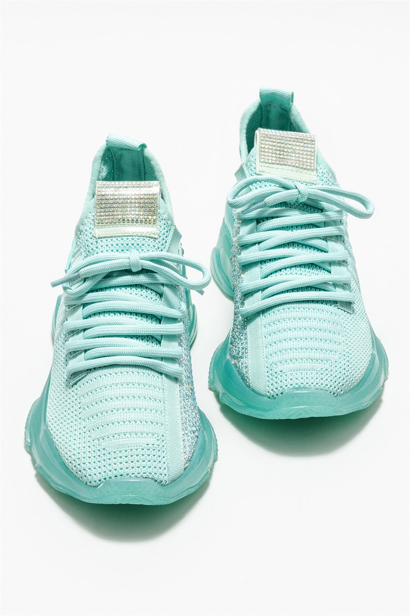 Yeşil kadın sneaker - Elle Shoes