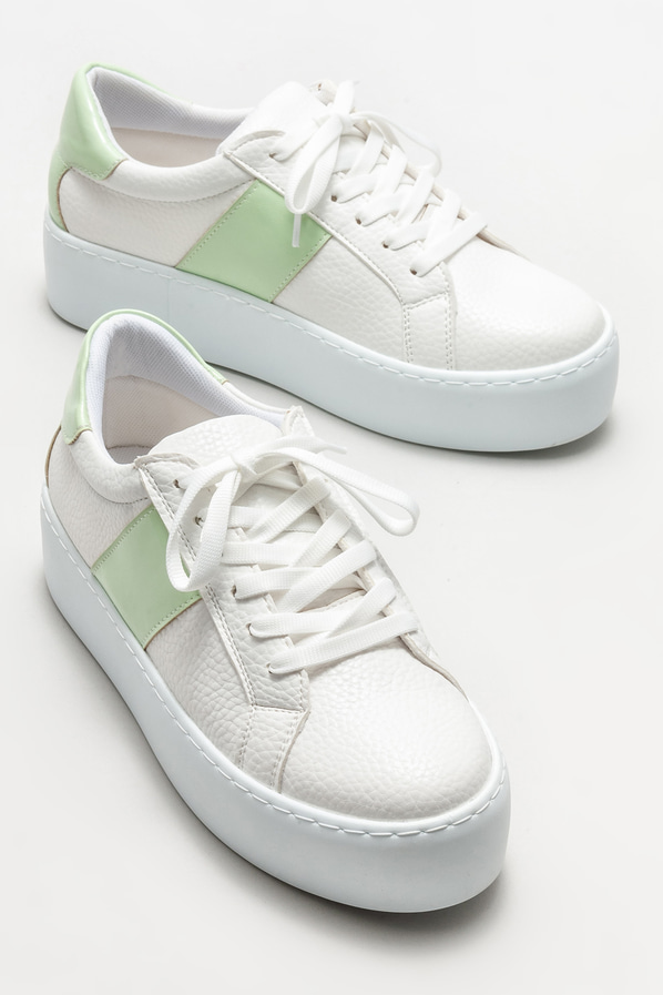 Yeşil kadın spor ayakkabı - Elle Shoes
